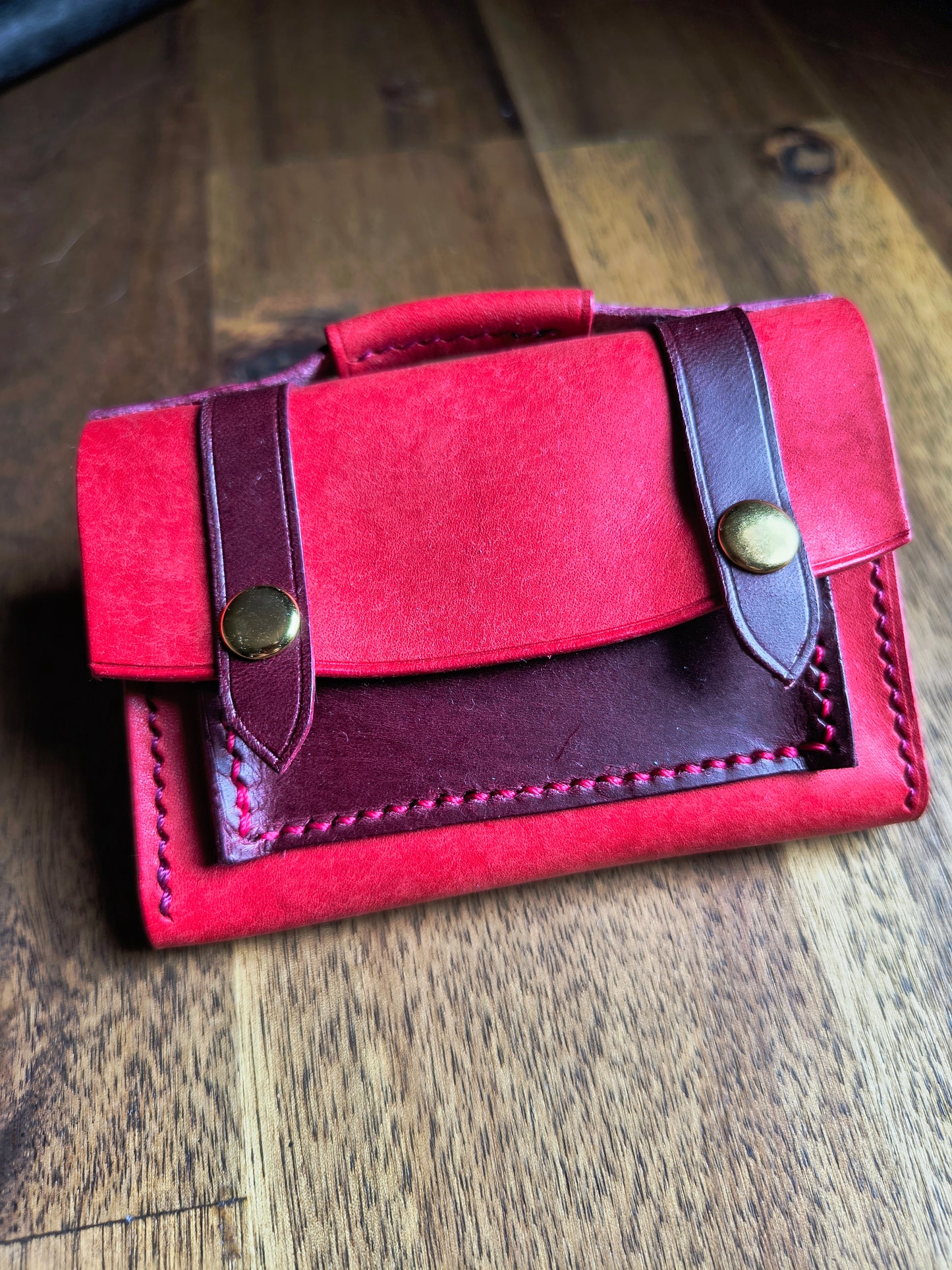 Monedero tarjetero maletín