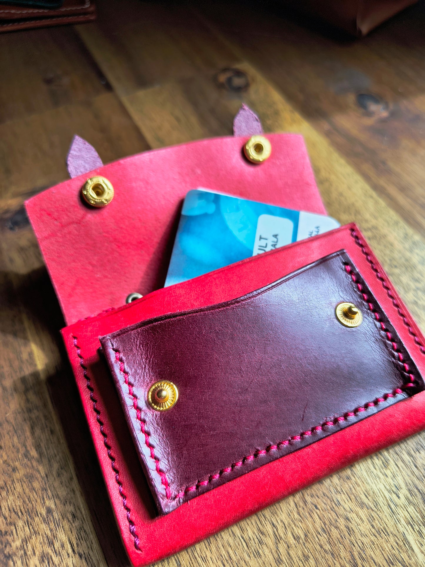 Monedero tarjetero maletín