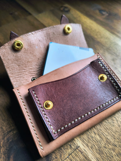 Monedero tarjetero maletín