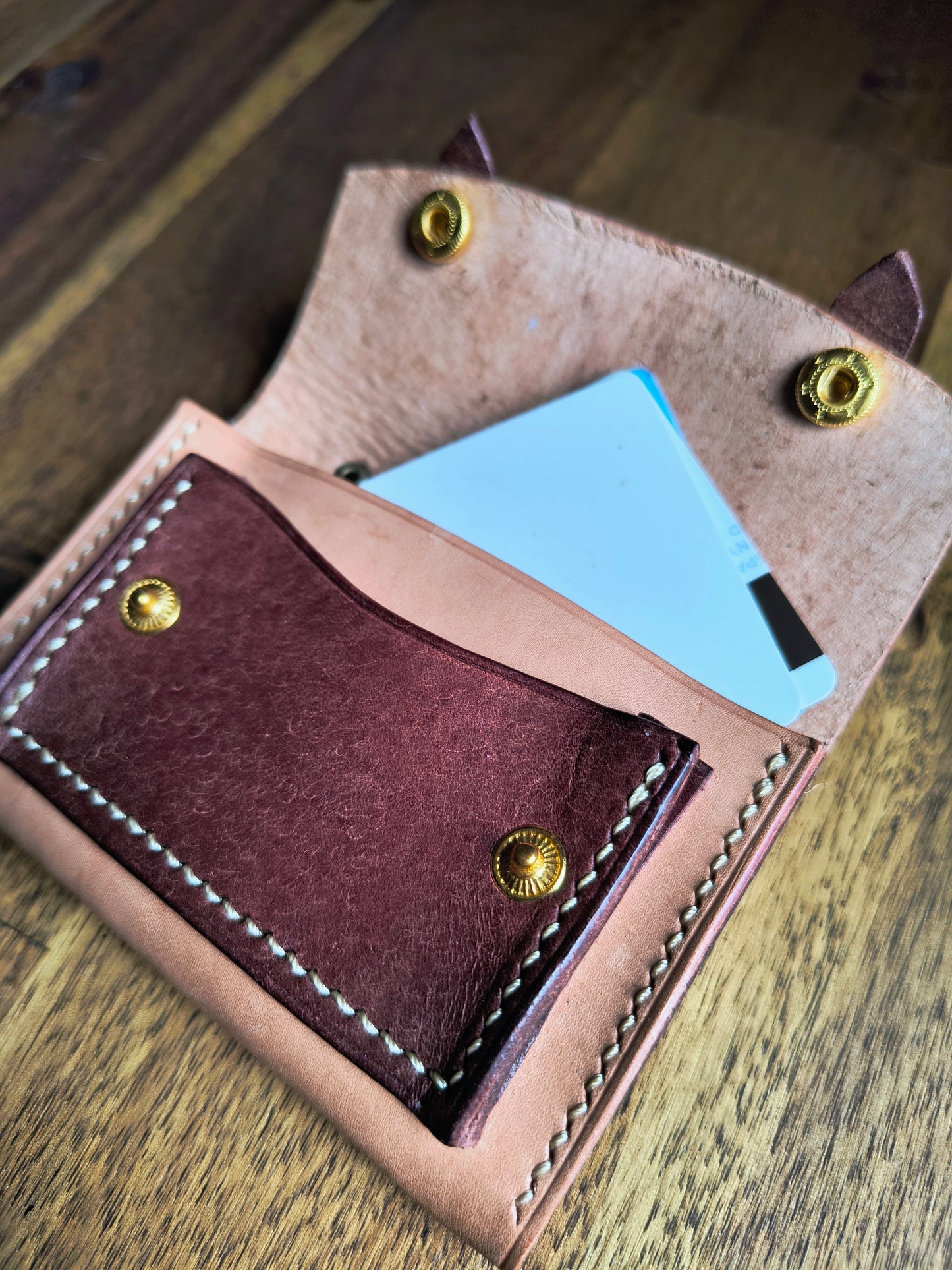 Monedero tarjetero maletín