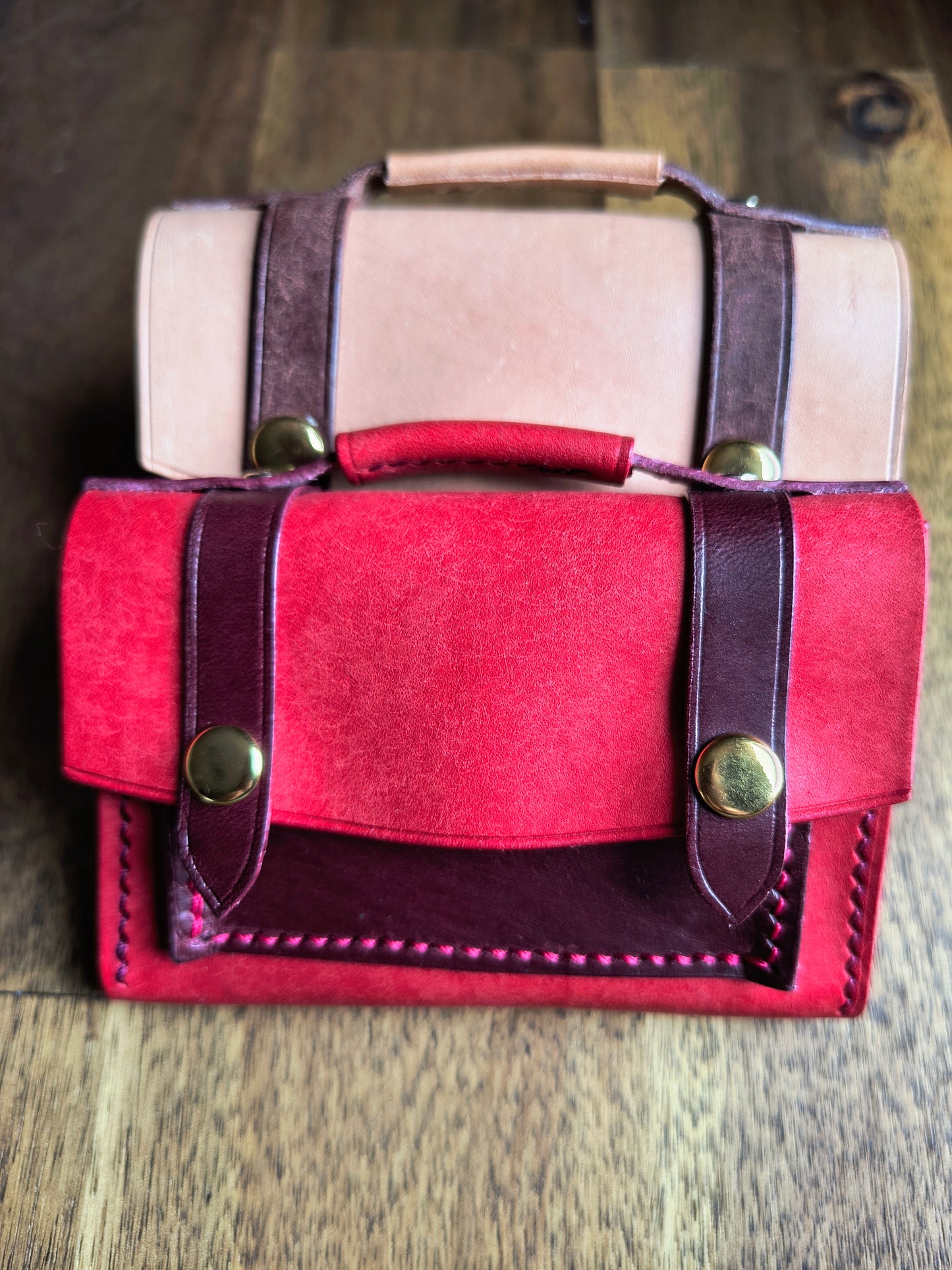 Monedero tarjetero maletín