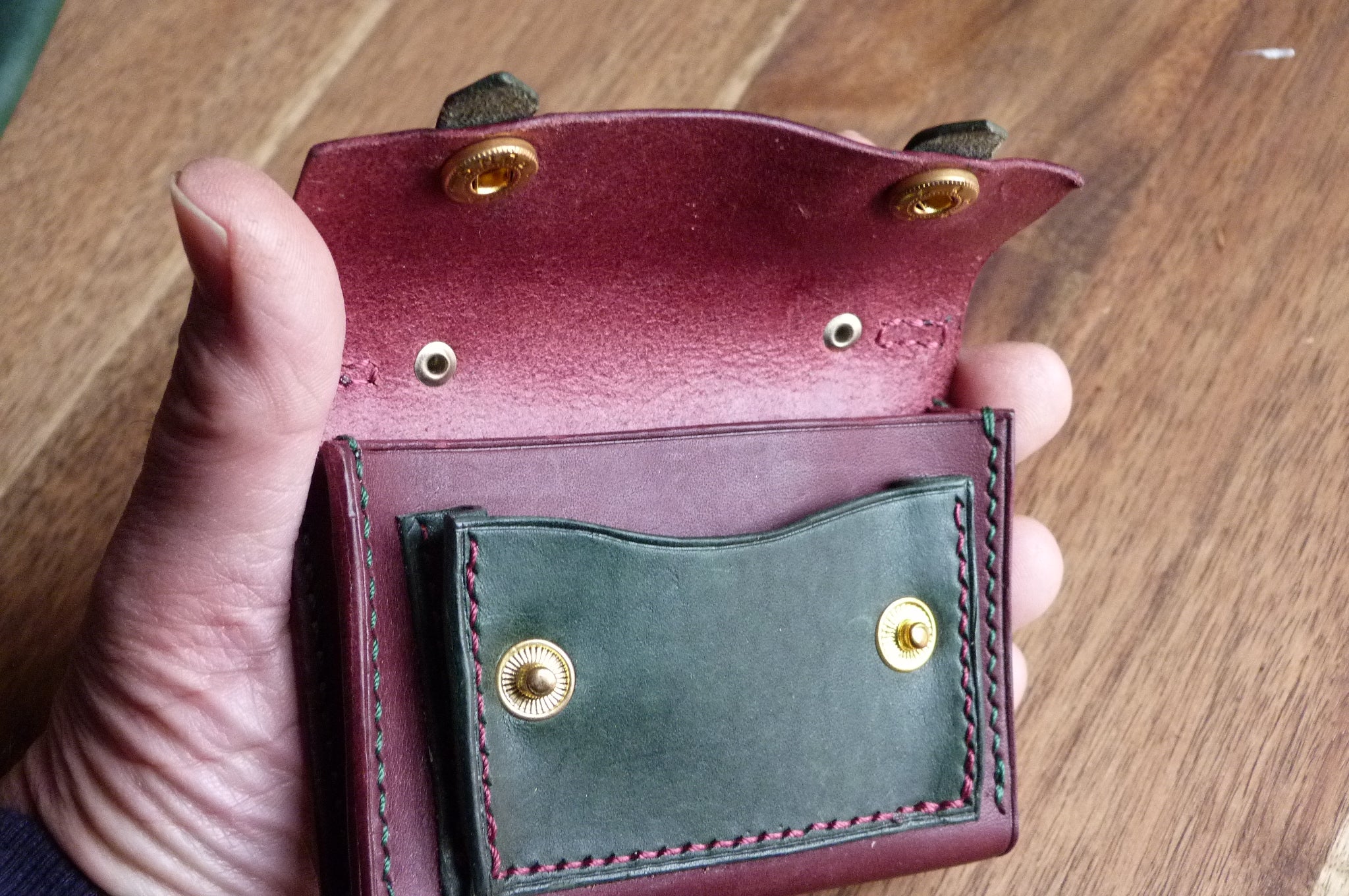 Monedero tarjetero maletín