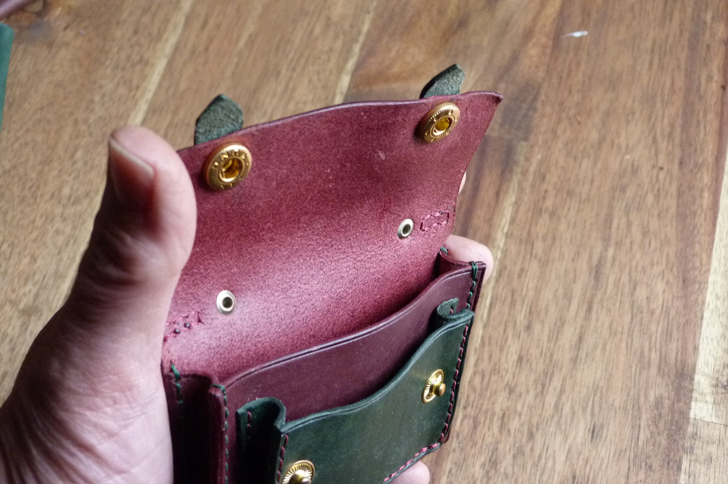 Monedero tarjetero maletín